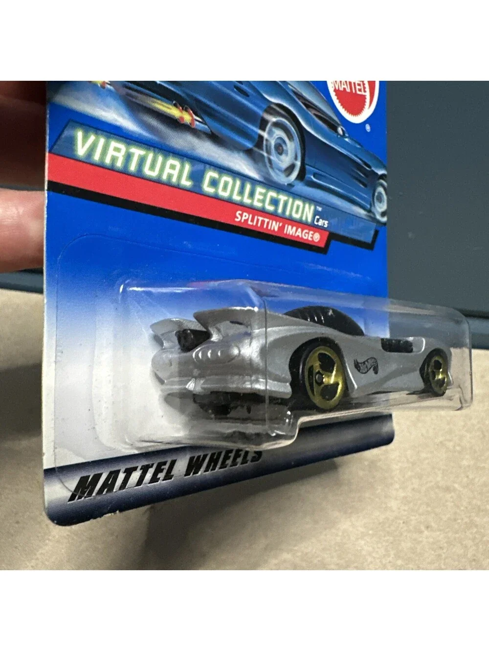 New Mattel Hot Wheels Virtual Collection Silver Splittin' Image 27121